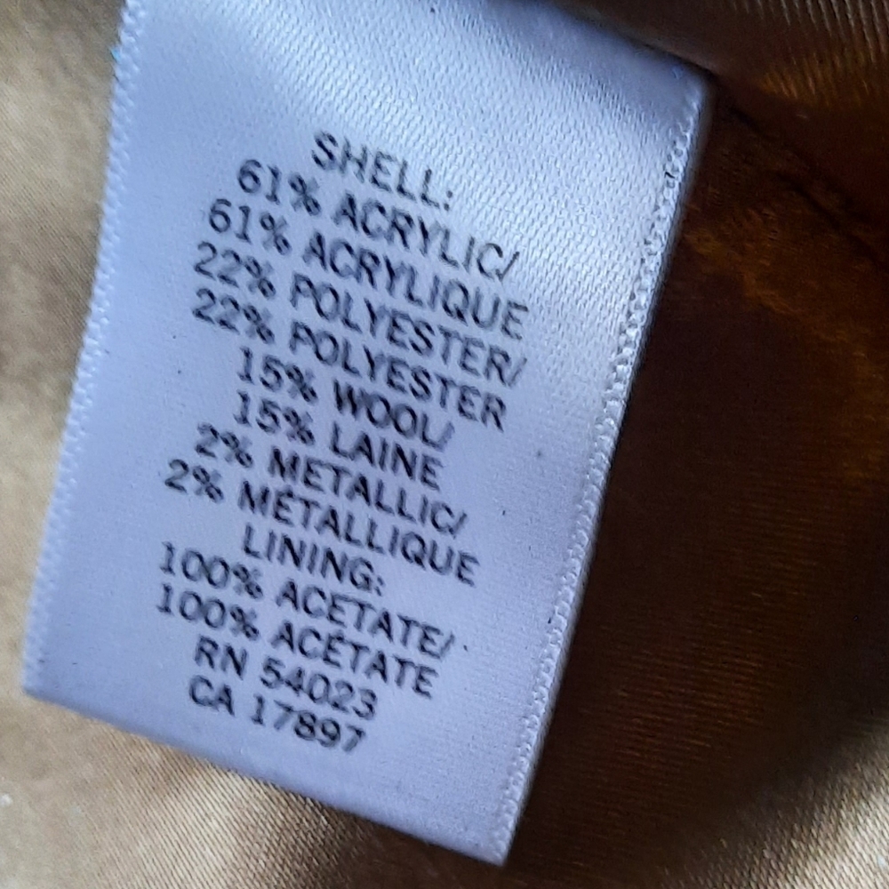 Banana Republic Women's Gold Textured Teddy Coat - Picture 2 of 13